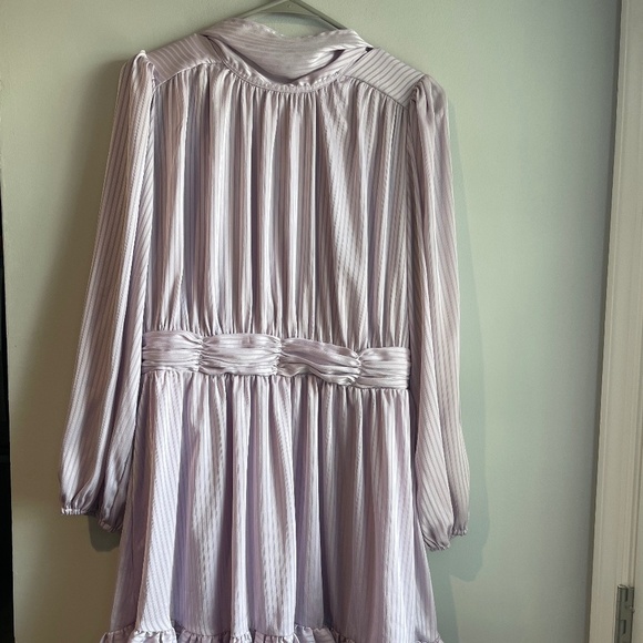 ENTRO Knee-Length Mock Neck Lavender Dress - Large - NWT - Picture 1 of 11